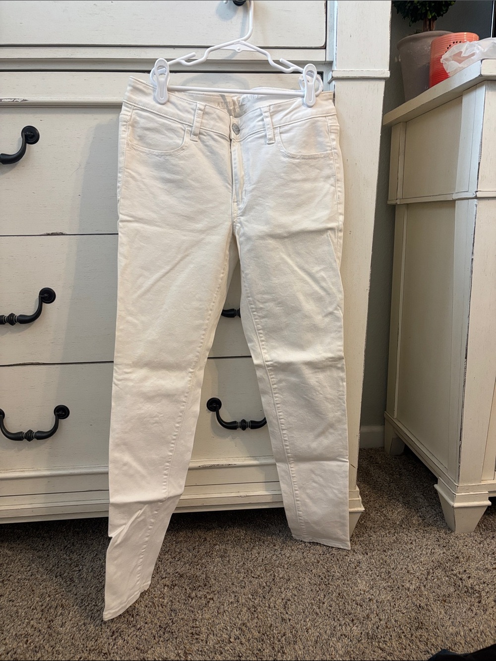 American eagle white jean jegging